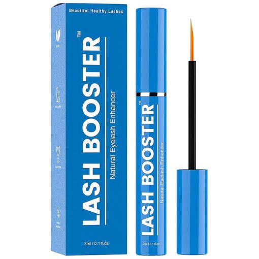 Lash Booster | Advanced Eyelash Growth Serum And Eyebrow Enhancer | Grow Longer Beautiful Eyelashes And Bold Eyebrows | Naturally Promotes Fuller, Thicker, Longer, Lashes & Brows