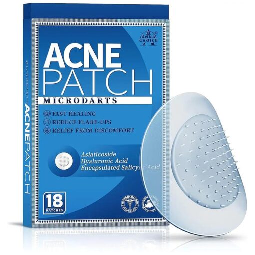 Microdarts Acne Patches For Face, with Hyaluronate, Salicylic Acid-Hydrocolloid pimple patch Cute-18 patches