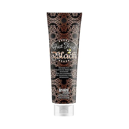 Fast Track 2 Black Dark Tan Maximizer Tanning Lotion 8.5 Ounce