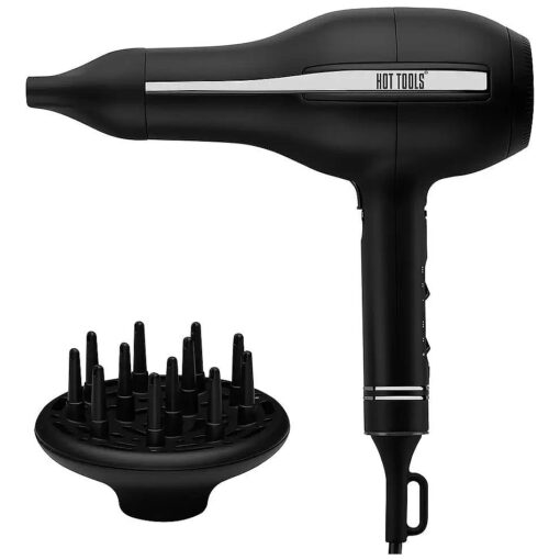 Hot Tools Pro Artist Black Gold 2000-Watt Ionic Hair Dryer | Ultra Powerful Airflow