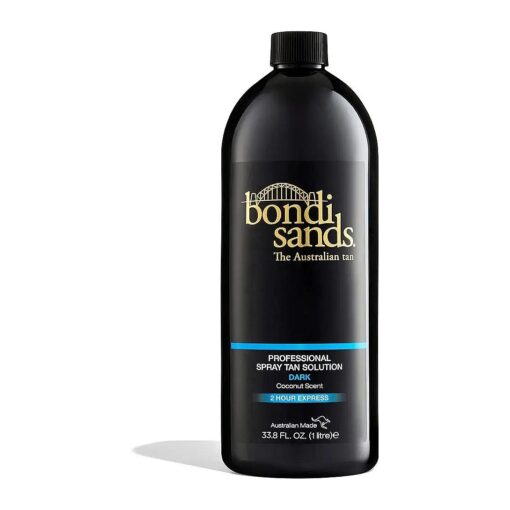 Bondi Sands Professional Self Tan Solution | Fast-Drying Salon Quality Formula with Aloe Vera, Vegan + Cruelty Free, Coconut Scent | 33.8 Oz/ 1 Liter