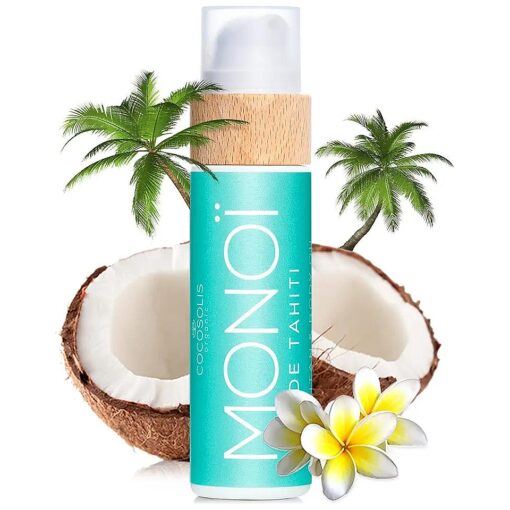 MONOI Tanning Accelerator - Organic Tanning Oil with Vitamin E & Monoi de Tahiti Oil for a Fast Intensive Tan - Tanning Enhancer for a Chocolate Tan - Nourishing Body Lotion ( 3.72 )