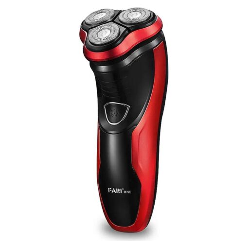 FARI Rotary Electric Razor Shaver, Wet & Dry Rechargeable Electric Shaving Razor for Men, Black