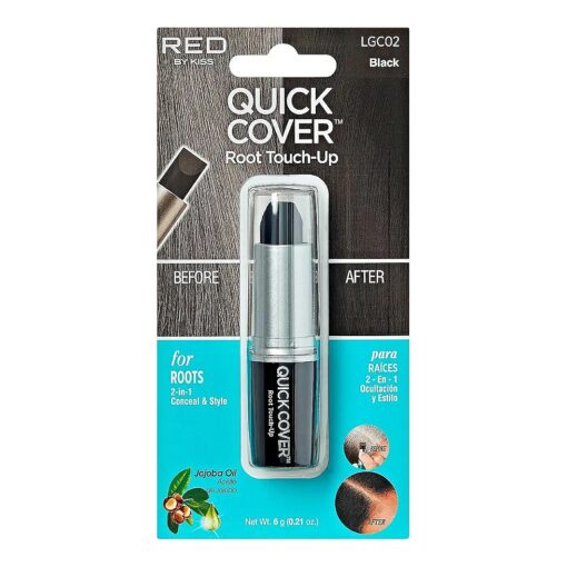 KISS Quick Cover Gray Hair Touch Up Stick ( Black )