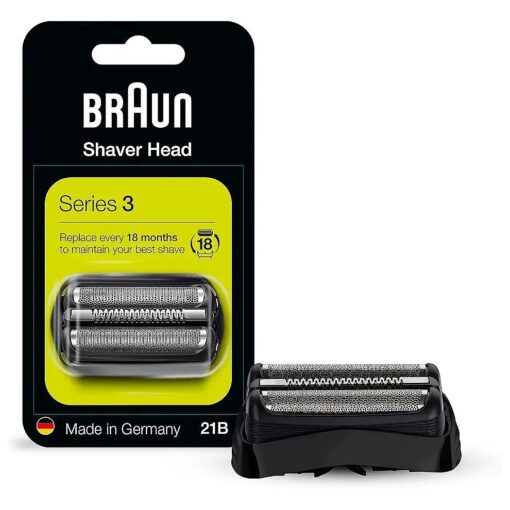 Braun Series 3 Electric Shaver Replacement Head - 21B - Compatible with Electric Razors 300s, 310s, 3010BT