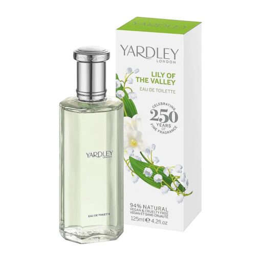 Lily of The Valley by Yardley of London for Women Eau De Toilette Spray, 4.2 Ounce