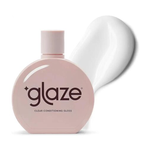 glaze Sheer Glow Transparent Clear Conditioning Super Gloss 6.4 fl.oz ( 2-3 Hair Treatments ) Award Winning Hair Gloss Treatment, No mix, no mess hair mask - guaranteed results in 10 minutes