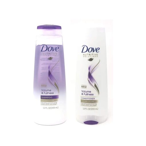 Dove Nutritive Solutions Shampoo & Conditioner Set, Volume & Fullness, 12 Ounces Each ( Set includes 2 Items )