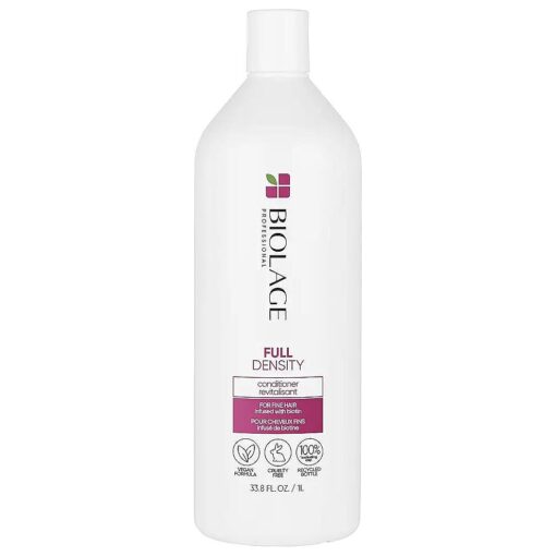 Biolage Full Density Thickening Conditioner | Moisturizes & Adds Fullness | With Biotin | For Thin & Fine Hair Types | Vegan | Cruelty-Free