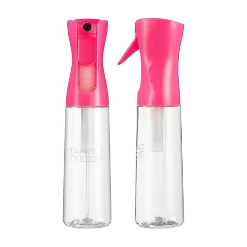 TANGLE TEEZER The Fine Mist Continuous Spray Bottle for Hair Styling and Detangling, Pink