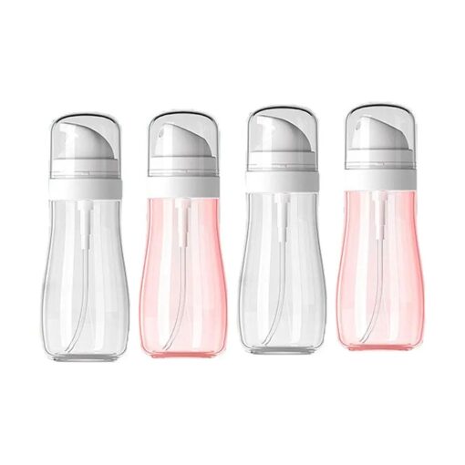 Gym Spray Bottles 3.3oz/100ml Portable Fine Mist Mini Travel Bottle, TSA Approved Small PET Plastic Refillable Liquid Containers ( 4Pack )