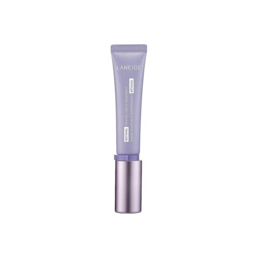 LANEIGE Retinol Firming Cream Treatment : Visibly firm and smooth the look of fine lines and wrinkles .