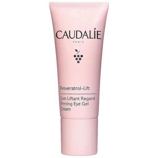 Caudalie Resveratrol-Lift Firming Eye Gel Cream : Anti-Aging Wrinkle Eye Cream with Resveratrol, Hyaluronic Acid & Vegan Collagen Alternative -15mL