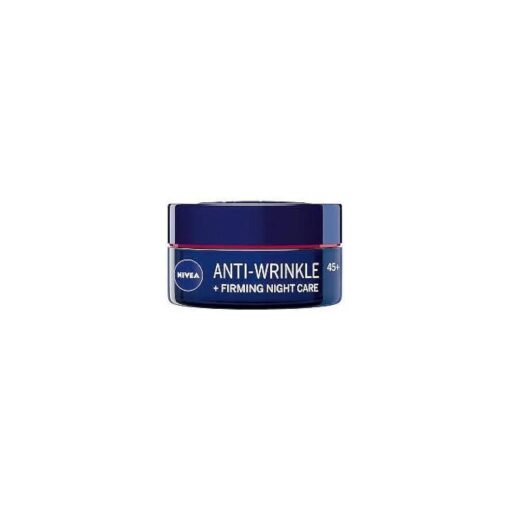 Nivea Anti-wrinkle + firming night care face cream 45+ with macadamia nut oil, shea butter and panthenol 50ml / 1.69 oz