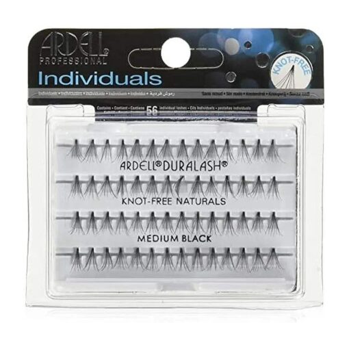 Ardell Individual Flare Lashes, Knot-Free Naturals, Medium Black