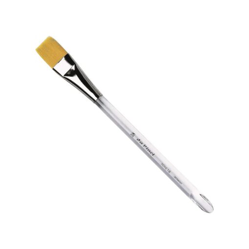 da Vinci Cosmetics Series C18 Mask Brush, Flat Synthetic, Size 18, 41 Gram