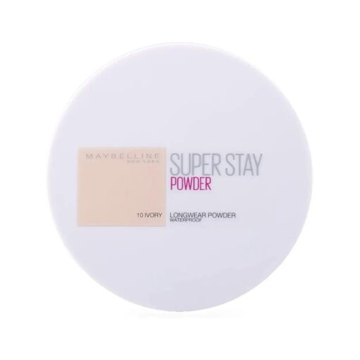 Maybelline Super Stay 24h Waterproof Powder for Flawless Coverage - 010 Ivory 9g