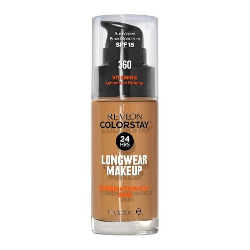 Revlon Colorstay SPF 15 Makeup Foundation for Combination/Oily Skin, Golden Caramel, 1 Fl Oz