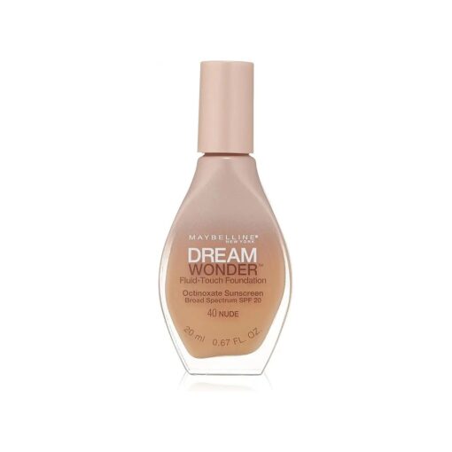 Maybelline New York Dream Wonder Fluid-Touch Foundation, Nude, 0.67 Fluid Ounce