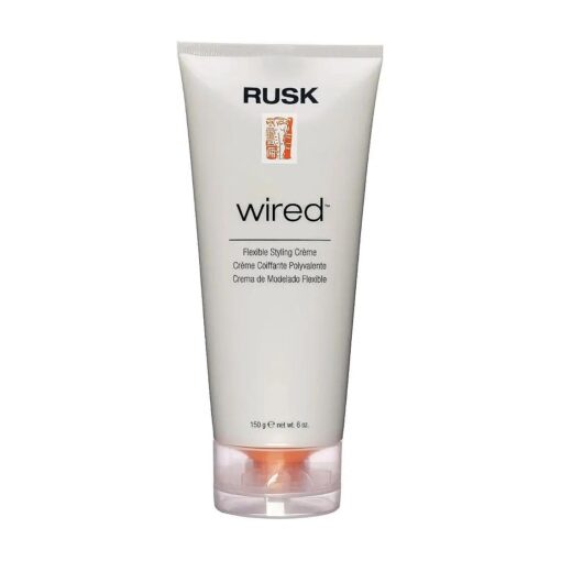 RUSK Designer Collection Wired Flexible Styling Creme, 6 Oz, Lifts, Shines, and Creates Soft, Gravity-Defying Body, Provides Pliable Style Support and Flexible Body