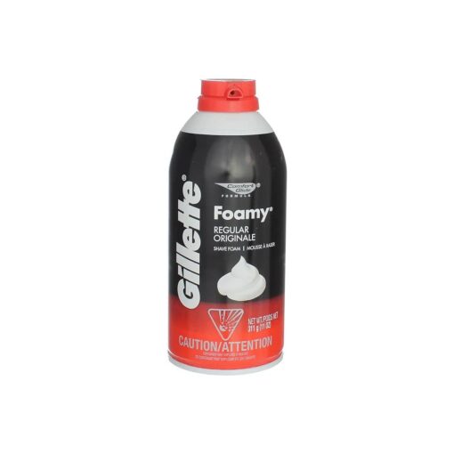 Gillette Foamy Shaving Cream, Regular - 11 oz - 2 pk