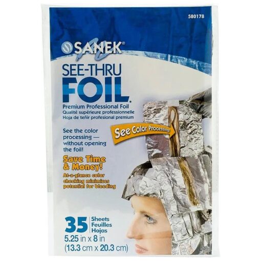 Graham Sanek See Thru Foil Hair Color Processing 35 Styling Highlighting Sheets