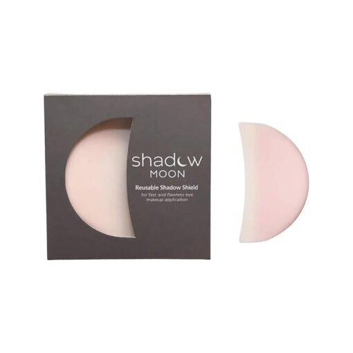 ShadowMoon - Reusable Eye Makeup Shield and Silicone Under Eye Cooling Pad for puffy eyes and perfect makeup application, Alternative to disposable shadow shields and eye makeup shields, 1 Pc Pink