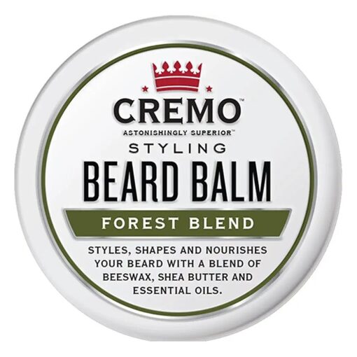 Cremo Styling Beard Balm, Forest Blend, Nourishes, Shapes And Moisturizes All Lengths Of Facial Hair, 2 Ounce ( Packaging May Vary )