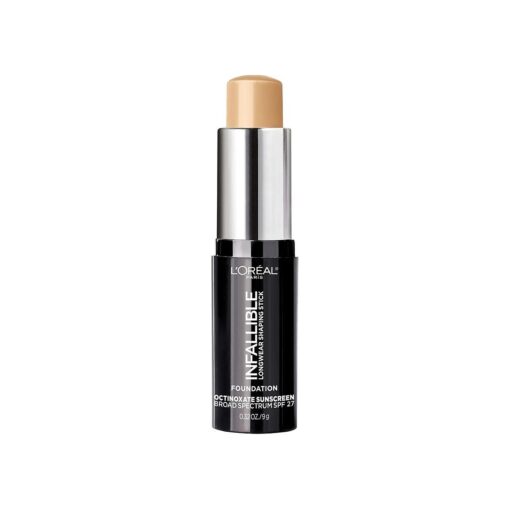 L'Oreal Paris Makeup Infallible Longwear Shaping Stick Foundation, 405 Sand, 1 Tube, 0.32 Ounce