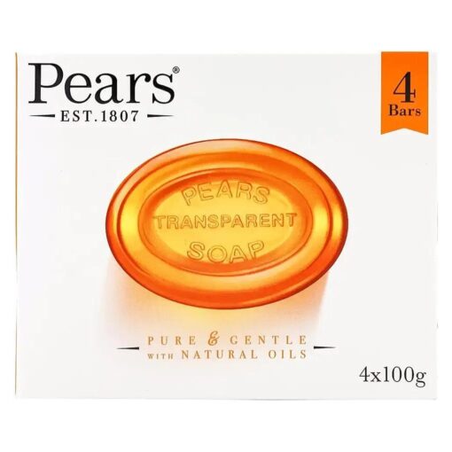 Pears Transparent Soap - 4 x 100g