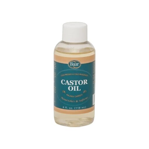 Cold-Pressed, Cold-Processed, Hexane Free Castor Oil, 4 Ounces