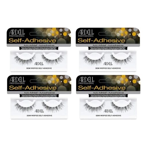 Ardell False Eyelashes Self-Adhesive Demi Wispies 4 pack