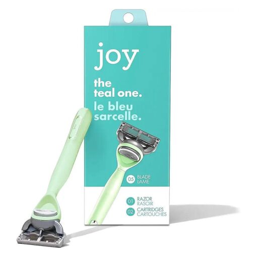 Joy, The Teal One, Teal Razor with 2 Cartridges