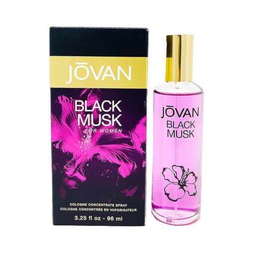 Jovan Black Musk by Coty for Women 3.25 oz Cologne Concentrate Spray