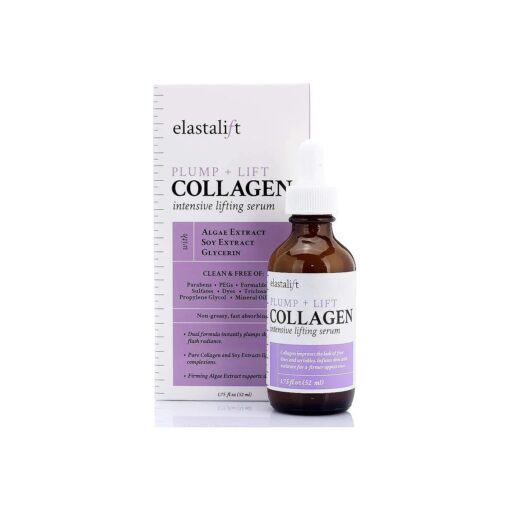 Elastalift Collagen Serum For Face | Collagen Face Serum For Skin Tightening Helps Lift, Plump, & Firm Sagging Skin | Serums For Skin Care | Anti Wrinkle Boost, Fragrance Free, 1.75 Fl Oz