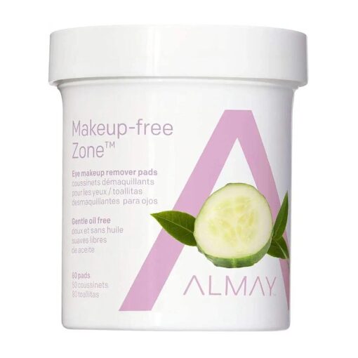 Almay Oil Free Eye Makeup Remover Pads, 80 Counts