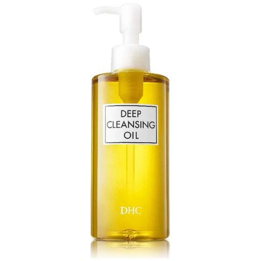 DHC Deep Cleansing Oil, Facial Cleansing Oil, Makeup Remover, Cleanses without Clogging Pores, Residue-Free, Fragrance and Colorant Free, All Skin Types, 6.7 fl, oz .