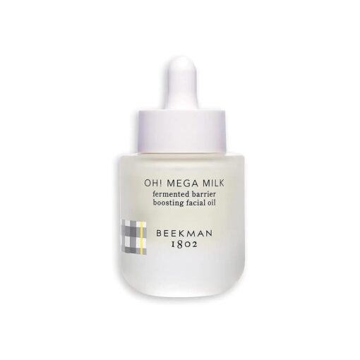 Beekman 1802 Oh ! Mega Milk Fermented Barrier Boosting Facial Oil - Fragrance Free - 1 fl oz - Intensely Hydrates & Softens Dry Skin - Strengthens & Repairs - Good for Sensitive Skin - Cruelty Free