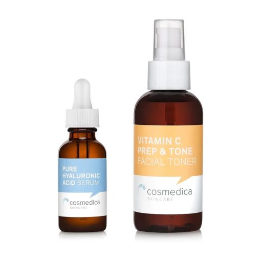 Special ! Treatment Set - Hyaluronic Acid Serum and Vitamin C Prep & Tone Facial Toner