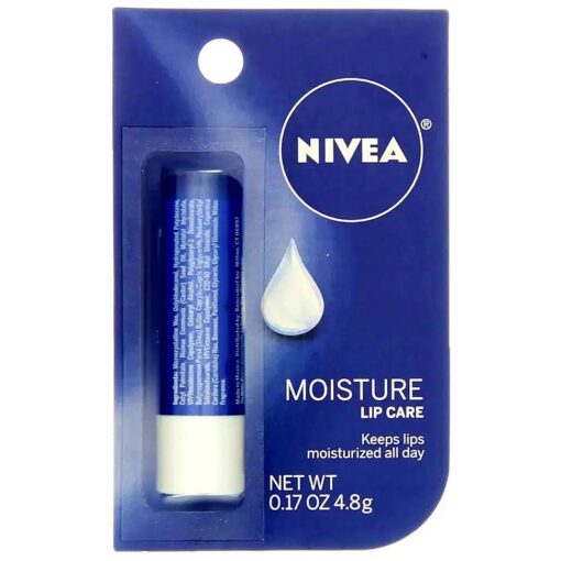 NIVEA A Kiss of Moisture Essential Lip Care 0.17 oz ( Pack of 4 )