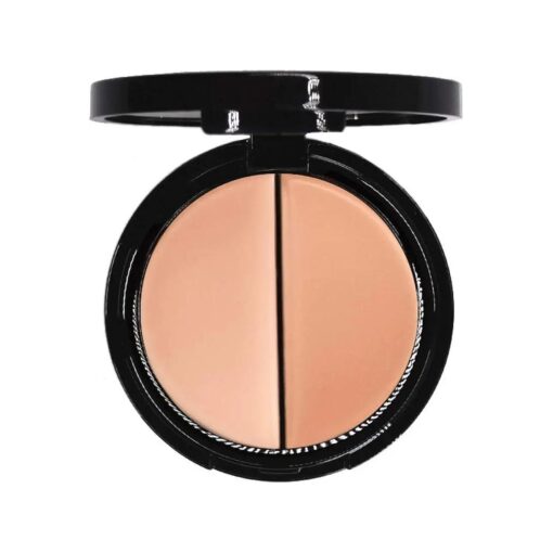 EVE PEARL Dual Salmon Concealer Full Coverage Under Eye Concealer Smooth Skin Treatment Brighten Makeup Hydrate Skincare ( Medium )