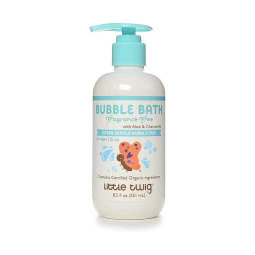 Little Twig Bubble Bath, Natural Plant Derived Formula, Fragrance Free, 8.5 fl oz .