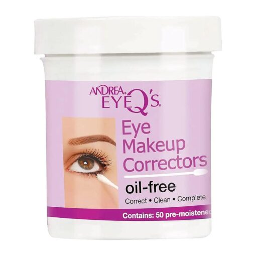 Andrea Eyeq 's Oil-free Eye Make-up Correctors Pre-moistened Swabs, ( Pack of 6 ) 300 Count