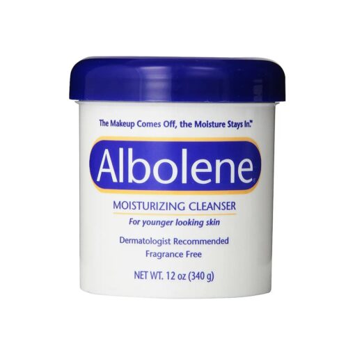 Albolene Moisturizing Cleanser Fragrance Free 12 oz ( Pack of 2 )