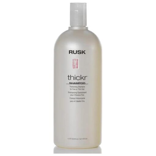 RUSK Designer Collection Thickr Thickening Shampoo, Plumps Up the Cuticle to Increase Strength, Lift and Texture, Leaves Hair with Soft and Manageable 33.8 Fl Oz ( Pack of 1 )