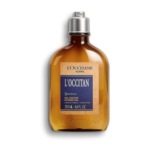 L'OCCITANE Cleansing Bath & Shower Gel : Lavender, Citrus Verbena, Verbena, Men 's, Rose, Neroli & Orchidee, Herbae, Gently Cleanse and Delicately Perfume the Skin, Made in France