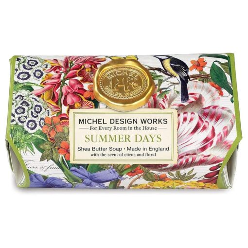 Michel Design Works Large Bath Soap Bar, The Shore