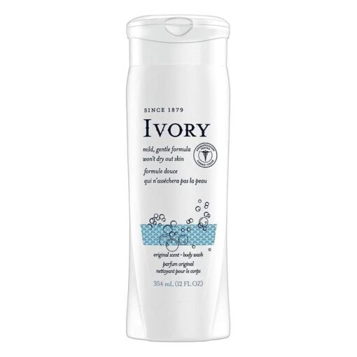 Ivory Mild & Gentle Original Scented Body Wash, 12 Ounce