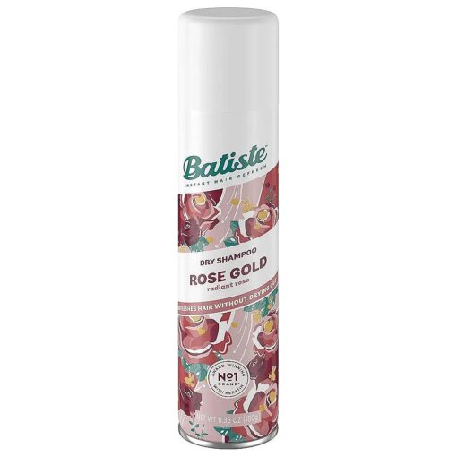 Batiste Dry Shampoo, Rose Gold, Refresh Hair And Absorb Oil Between Washes, Waterless Shampoo For Added Hair Texture And Body, 6.35 OZ Dry Shampoo Bottle