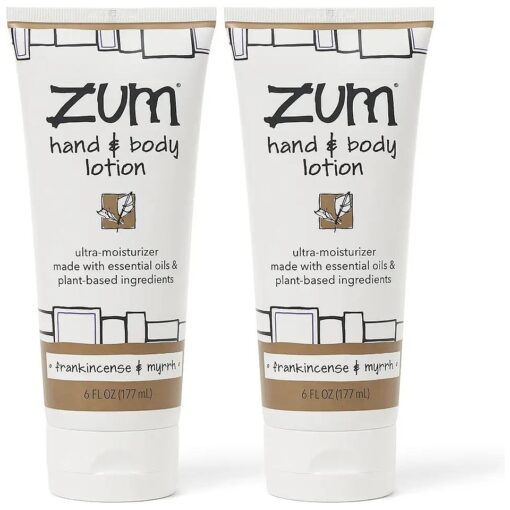 Zum Hand and Body Lotion - Frankincense & Myrrh - 6 fl oz ( 2 Pack )